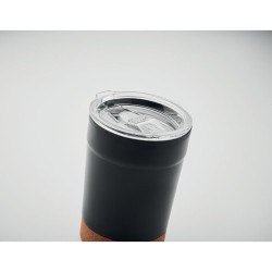 Gobelet isotherme personnalisable double paroi 300ml - NOMU Matières : acier inoxydable Couleurs : noir cadeau client original