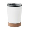 Gobelet isotherme personnalisable double paroi 300ml - NOMU Matières : acier inoxydable Couleurs : blanc cadeau entreprise pas c