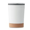 Gobelet isotherme personnalisable double paroi 300ml - NOMU Matières : acier inoxydable Couleurs : blanc impression haute défini