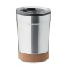 Gobelet isotherme personnalisable double paroi 300ml - NOMU Matières : acier inoxydable Couleurs : argenté mat personnalisable a