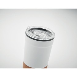 Gobelet isotherme personnalisable double paroi 300ml - NOMU Matières : acier inoxydable Couleurs : argenté mat personnalisation 
