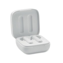 Écouteurs TWS Personnalisés au Design Chic et Son de Qualité - SONORA Matières : ABS Couleurs : blanc cadeau entreprise pas cher