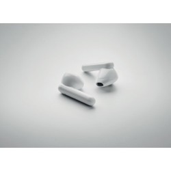 Écouteurs TWS Personnalisés au Design Chic et Son de Qualité - SONORA Matières : ABS Couleurs : blanc marquage laser ultra préci