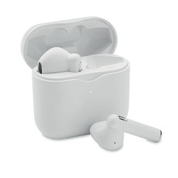Écouteurs TWS de qualité personnalisés avec base de charge - ORETA Matières : ABS Couleurs : blanc
