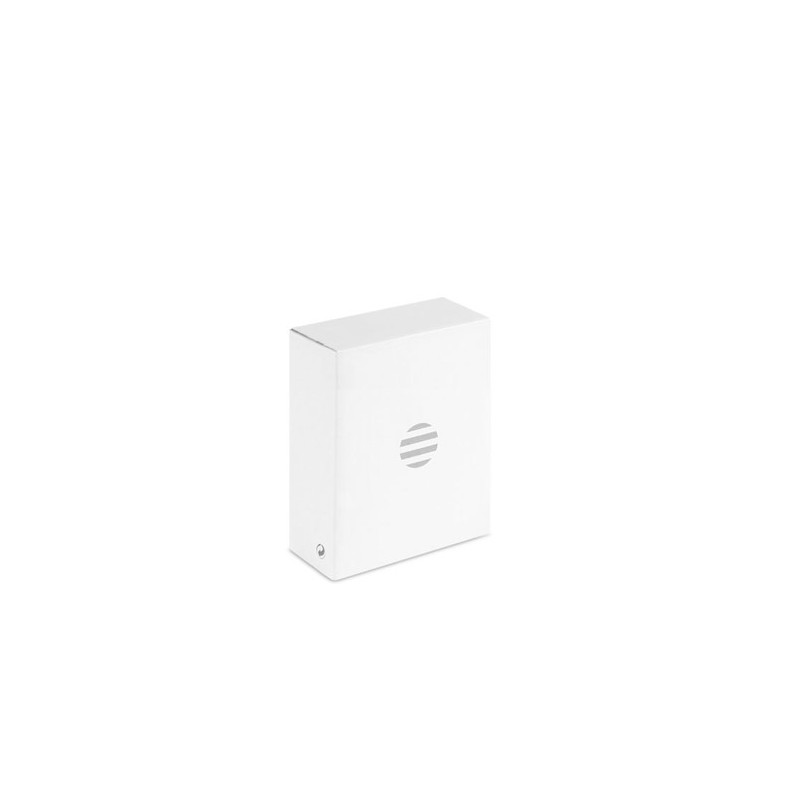 Écouteurs TWS de qualité personnalisés avec base de charge - ORETA Matières : ABS Couleurs : blanc marquage laser ultra précis