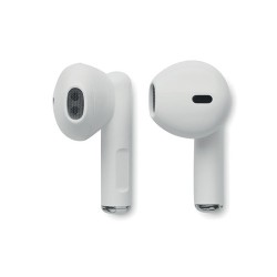 Écouteurs TWS de qualité personnalisés avec base de charge - ORETA Matières : ABS Couleurs : blanc livraison express 24h 48h