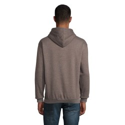 Sweat-Shirt Éco-responsable Unisex à Capuche Personnalisé CONDOR Matières : coton Taille textile : S Couleurs : anthracite chiné