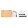 Jeu d'outils personnalisables 20 pièces GALLAWAY Matières : bambou Couleurs : bois cadeau entreprise pas cher