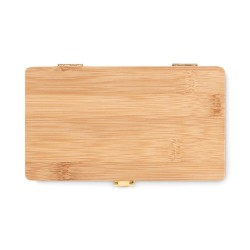 Jeu d'outils personnalisables 20 pièces GALLAWAY Matières : bambou Couleurs : bois goodies publicitaire événementiel