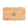 Jeu d'outils personnalisables 20 pièces GALLAWAY Matières : bambou Couleurs : bois impression haute définition