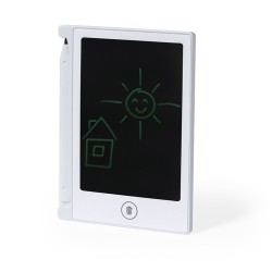 Tablette LCD Magique Personnalisée Arraky Couleurs : blanc cadeau entreprise pas cher