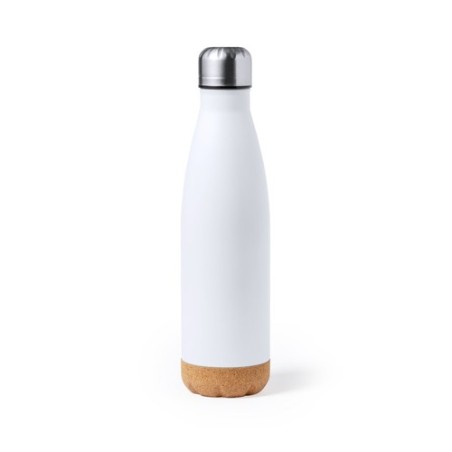 Bidon Personnalisable 750 ml Éco-responsable Kraten Matières : liège Couleurs : noir impression logo haute qualité