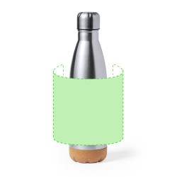 Bidon Personnalisable 750 ml Éco-responsable Kraten Matières : liège Couleurs : noir accessoire événementiel unique