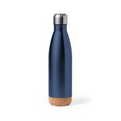 Bidon Personnalisable 750 ml Éco-responsable Kraten Matières : liège Couleurs : bleu marine cadeau entreprise pas cher