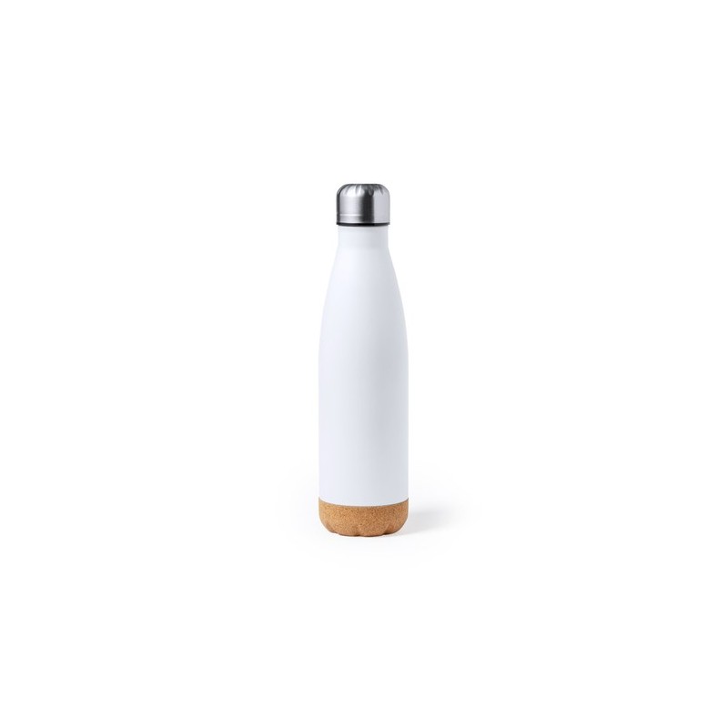 Bidon Personnalisable 750 ml Éco-responsable Kraten Matières : liège Couleurs : bleu marine marquage couleur éclatante