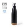 Bidon Personnalisable 750 ml Éco-responsable Kraten Matières : liège Couleurs : argenté livraison express 24h 48h