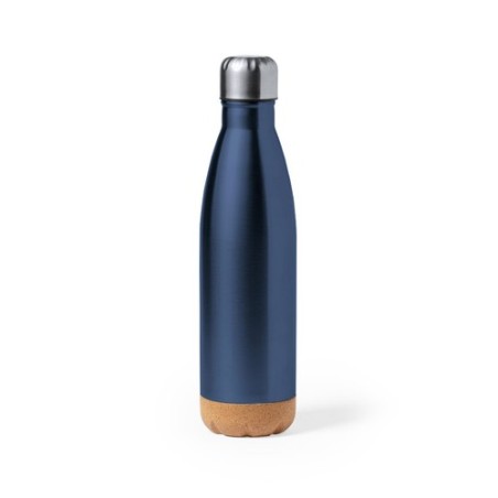 Bidon Personnalisable 750 ml Éco-responsable Kraten Matières : liège Couleurs : argenté goodies publicitaire durable