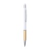 Stylet bille élégant personnalisé multifonction pas cher - Zabox Matières : bambou Couleurs : gris impression logo haute qualité