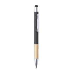 Stylet bille élégant personnalisé multifonction pas cher - Zabox Matières : bambou Couleurs : vert foncé cadeau affaires élégant