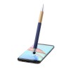 Stylet bille élégant personnalisé multifonction pas cher - Zabox Matières : bambou Couleurs : rouge personnalisable avec votre l