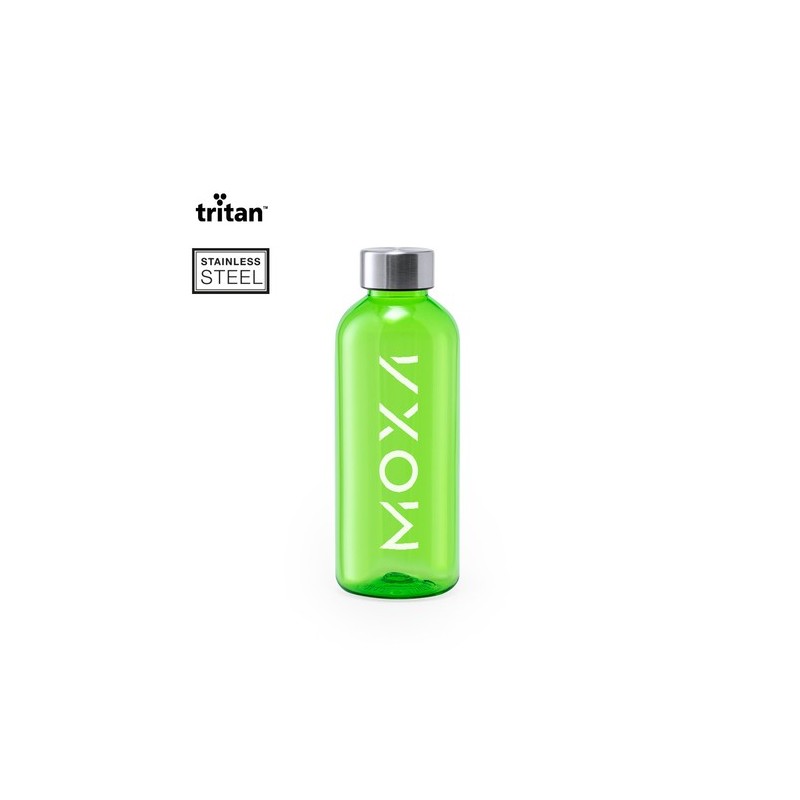 Gourde Sans BPA Personnalisée - Bidon Hanicol Matières : acier inoxydable Couleurs : vert clair personnalisation rapide en Franc