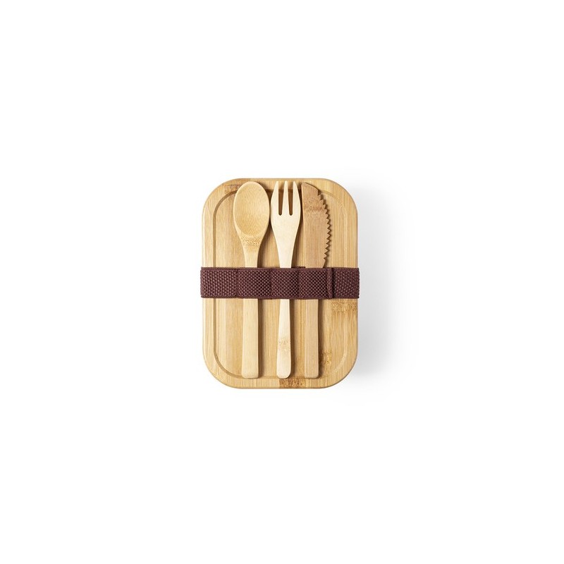 Gamelle Personnalisée Boîte à Déjeuner Bejar Matières : bambou personnalisable avec votre logo