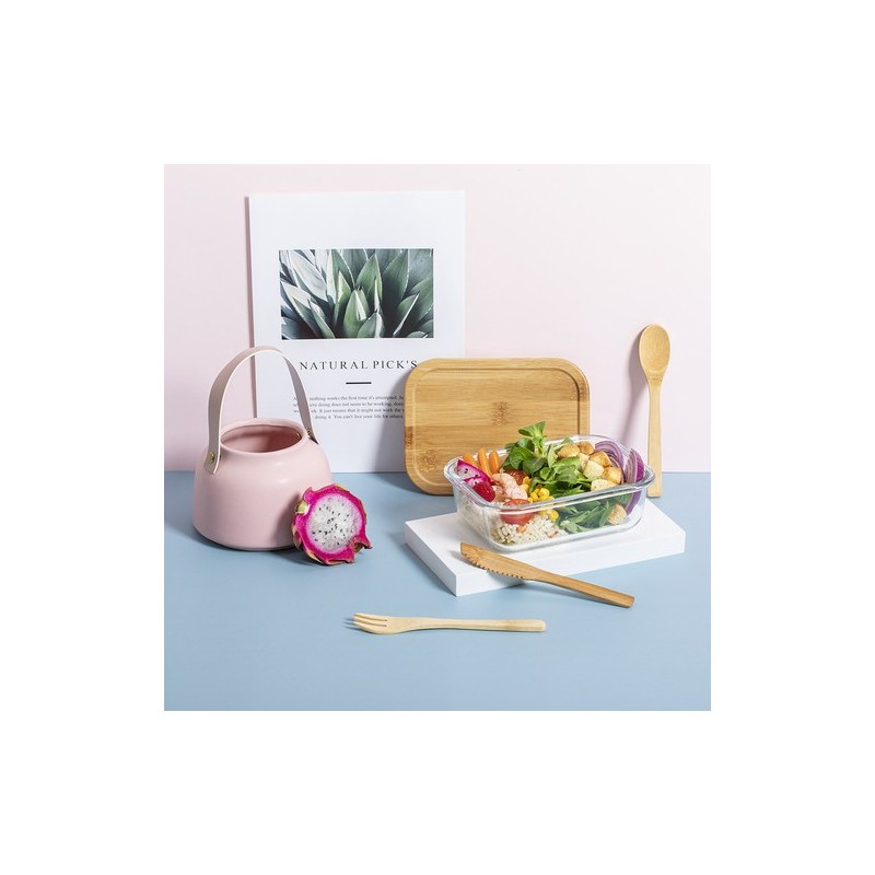 Gamelle Personnalisée Boîte à Déjeuner Bejar Matières : bambou goodies entreprise design