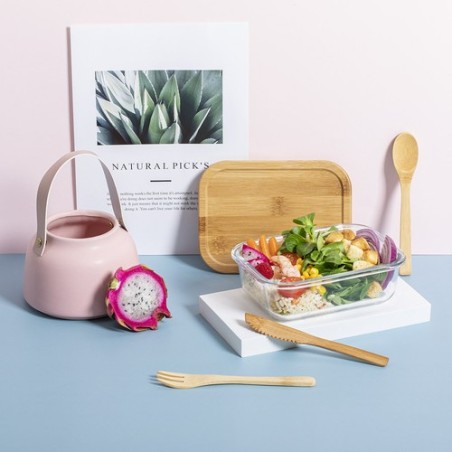 Gamelle Personnalisée Boîte à Déjeuner Bejar Matières : bambou goodies entreprise design