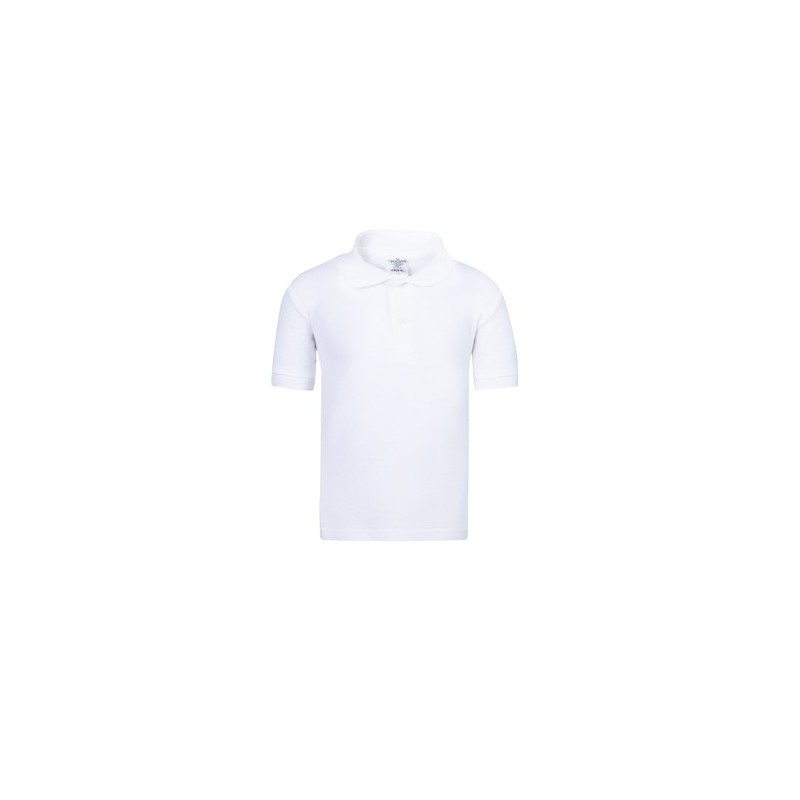 Polo Blanc Enfant YPS180 "keya" Matières : coton Taille textile : L Couleurs : blanc