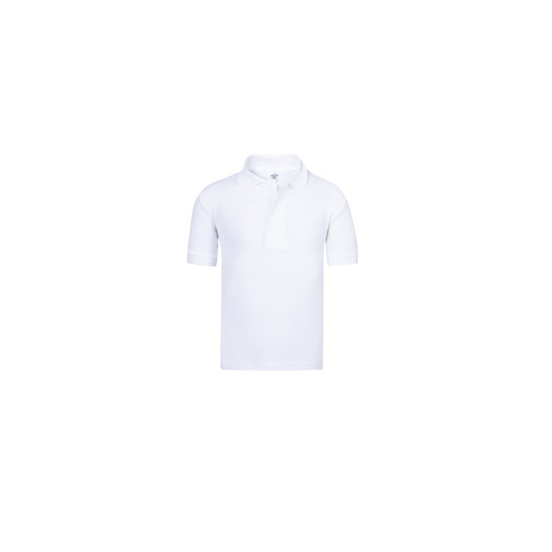 Polo Blanc Enfant YPS180 "keya" Matières : coton Taille textile : L Couleurs : blanc cadeau client original