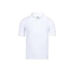 Polo Blanc Enfant YPS180 "keya" Matières : coton Taille textile : XS Couleurs : blanc cadeau entreprise pas cher
