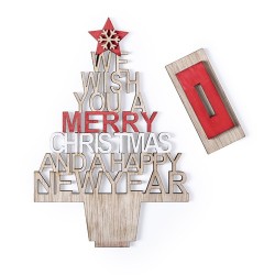 Arbre de Noël Sokin en Bois Personnalisable 2