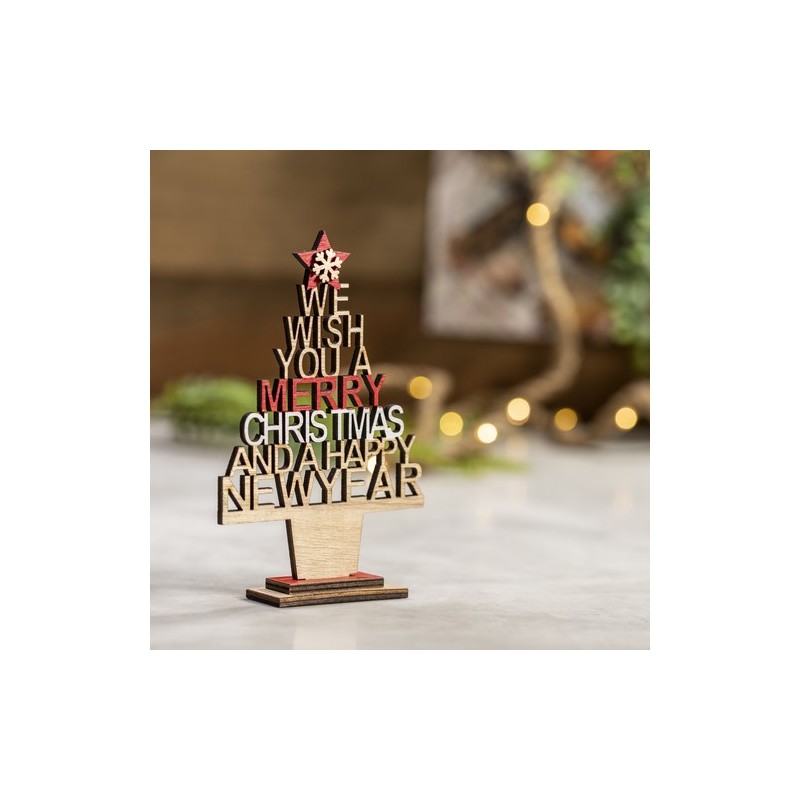 Arbre de Noël Sokin en Bois Personnalisable