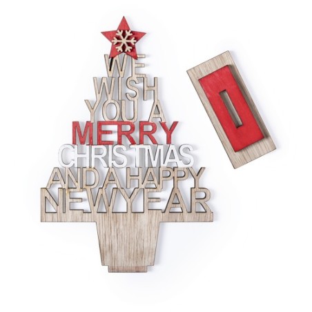 Arbre de Noël Sokin en Bois Personnalisable