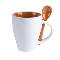 Tasse en céramique personnalisée Cotes Matières : céramique Couleurs : bleu