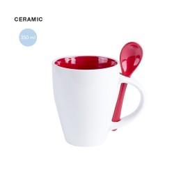 Tasse en céramique personnalisée Cotes Matières : céramique Couleurs : bleu 2
