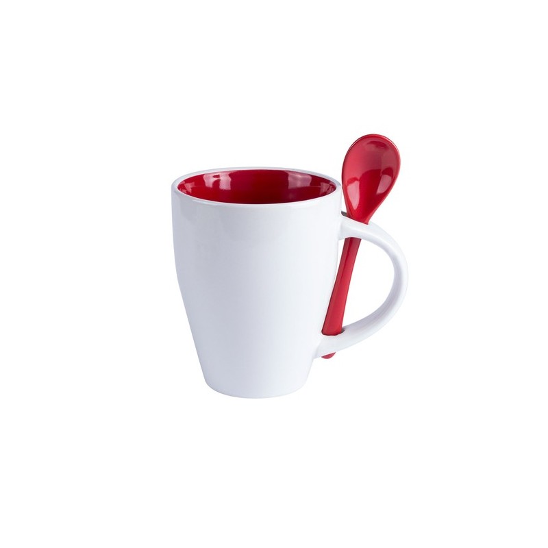 Tasse en céramique personnalisée Cotes Matières : céramique Couleurs : bleu goodies entreprise design