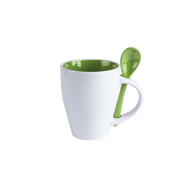 Tasse en céramique personnalisée Cotes Matières : céramique Couleurs : bleu impression logo haute qualité