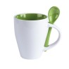 Tasse en céramique personnalisée Cotes Matières : céramique Couleurs : vert goodies publicitaire événementiel