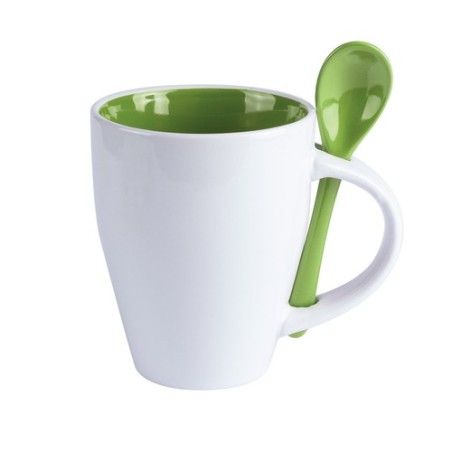 Tasse en céramique personnalisée Cotes Matières : céramique Couleurs : rouge accessoire événementiel unique