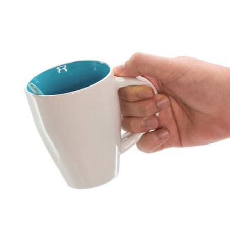 Tasse en céramique personnalisée Cotes Matières : céramique Couleurs : rouge objet promo petit budget