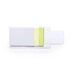 Porte Notes Personnalisé Éco-responsable Novich Matières : carton Couleurs : blanc