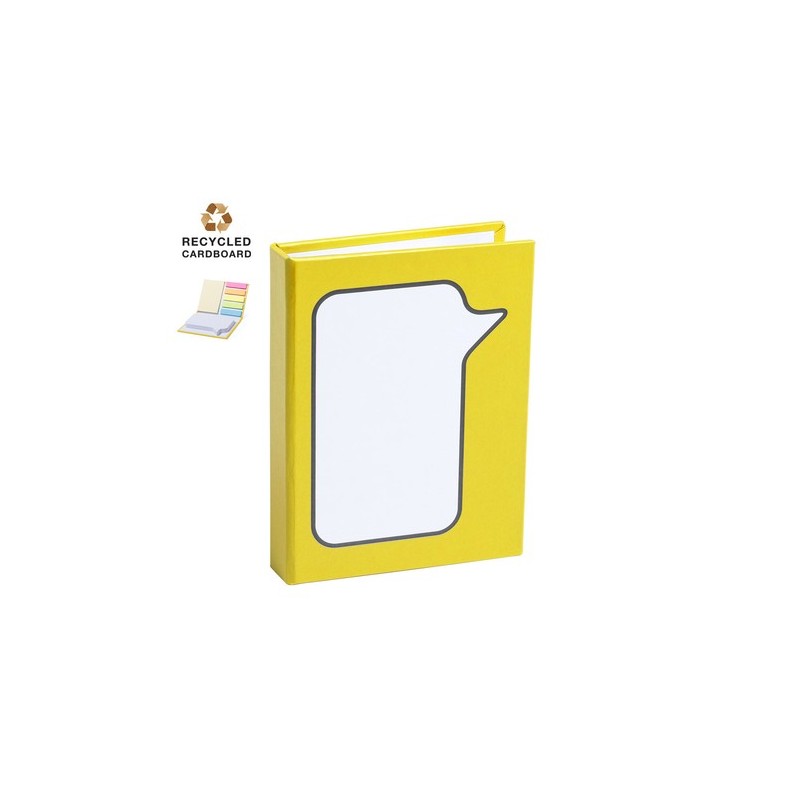 Bloc Notes Personnalisé Éco-responsable Dosan Matières : carton recyclé Couleurs : rouge objet promo petit budget