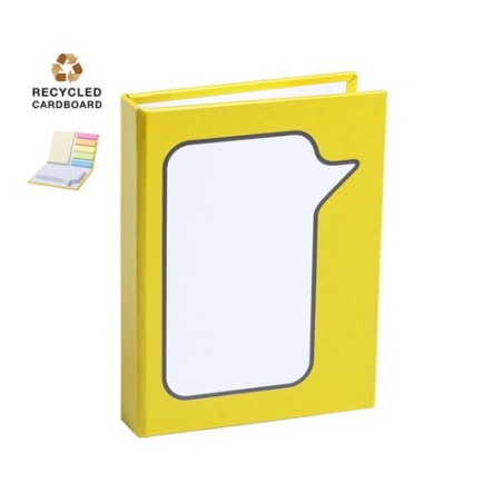 Bloc Notes Personnalisé Éco-responsable Dosan Matières : carton recyclé Couleurs : rouge objet promo petit budget