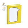 Bloc Notes Personnalisé Éco-responsable Dosan Matières : carton recyclé Couleurs : vert personnalisable avec votre logo