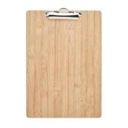 Porte-bloc  A4 personnalisé en bambou Matières : bambou Couleurs : bois