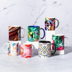 Tasse Personnalisée Sublimation Éco-responsable Harnet - Cadeau Matières : céramique Couleurs : vert objet promotionnel éco-resp