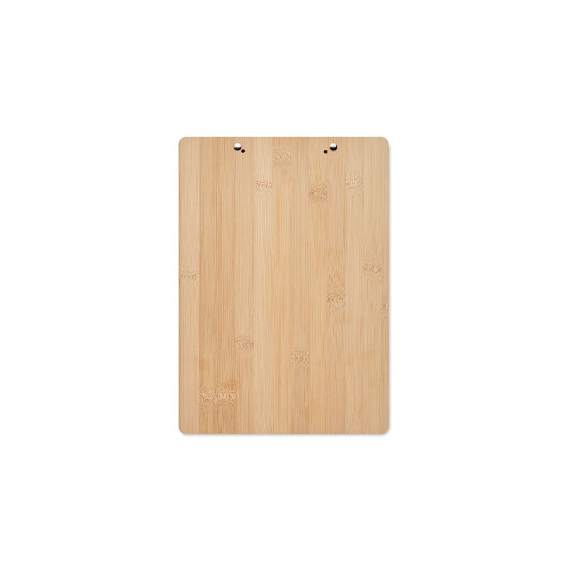 Porte-bloc  A4 personnalisé en bambou Matières : bambou Couleurs : bois cadeau entreprise pas cher