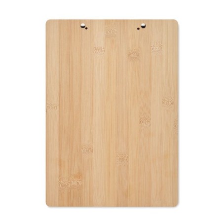 Porte-bloc  A4 personnalisé en bambou Matières : bambou Couleurs : bois cadeau entreprise pas cher