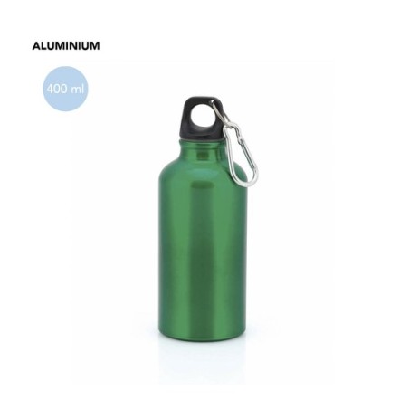 Bidon Personnalisé Éco-responsable pour Vélo - Mento Matières : aluminium Couleurs : jaune personnalisation sur mesure